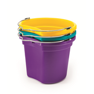 KD-120E 18 Qt. Flat Back Silver Line Bucket