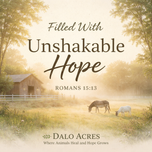Romans 15:13 Devotional | Filled With Unshakable Hope | Dalo Acres