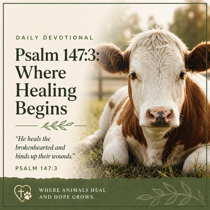 Psalm 147:3 Devotional | Where Healing Begins | Dalo Acres