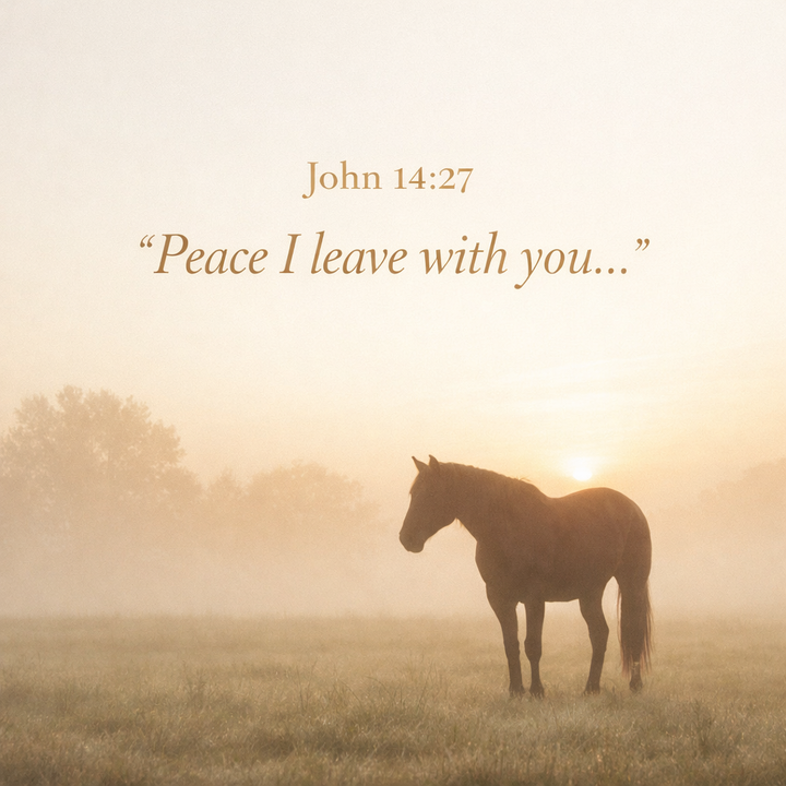 John 14:27: Peace You Can Hold | Dalo Acres Devotional