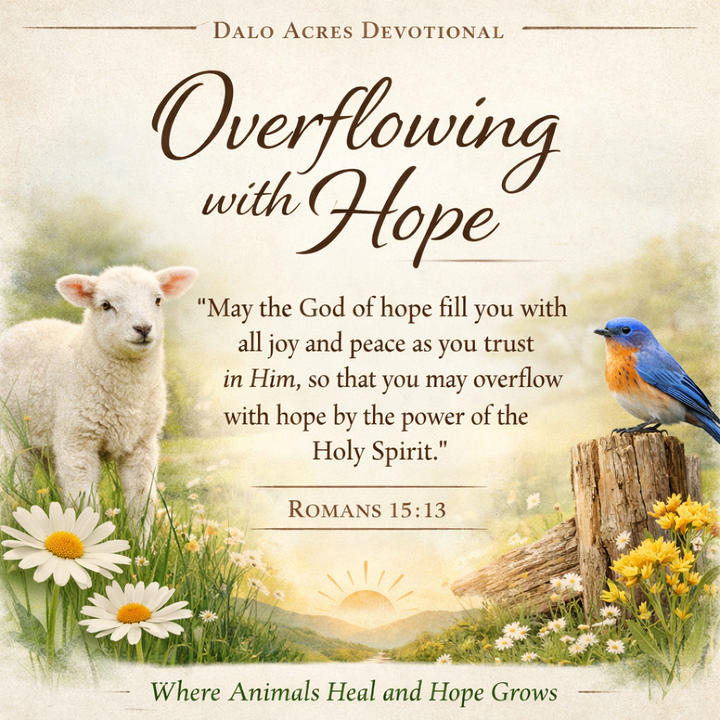 Romans 15:13 Devotional: Overflowing with Hope Through Trust