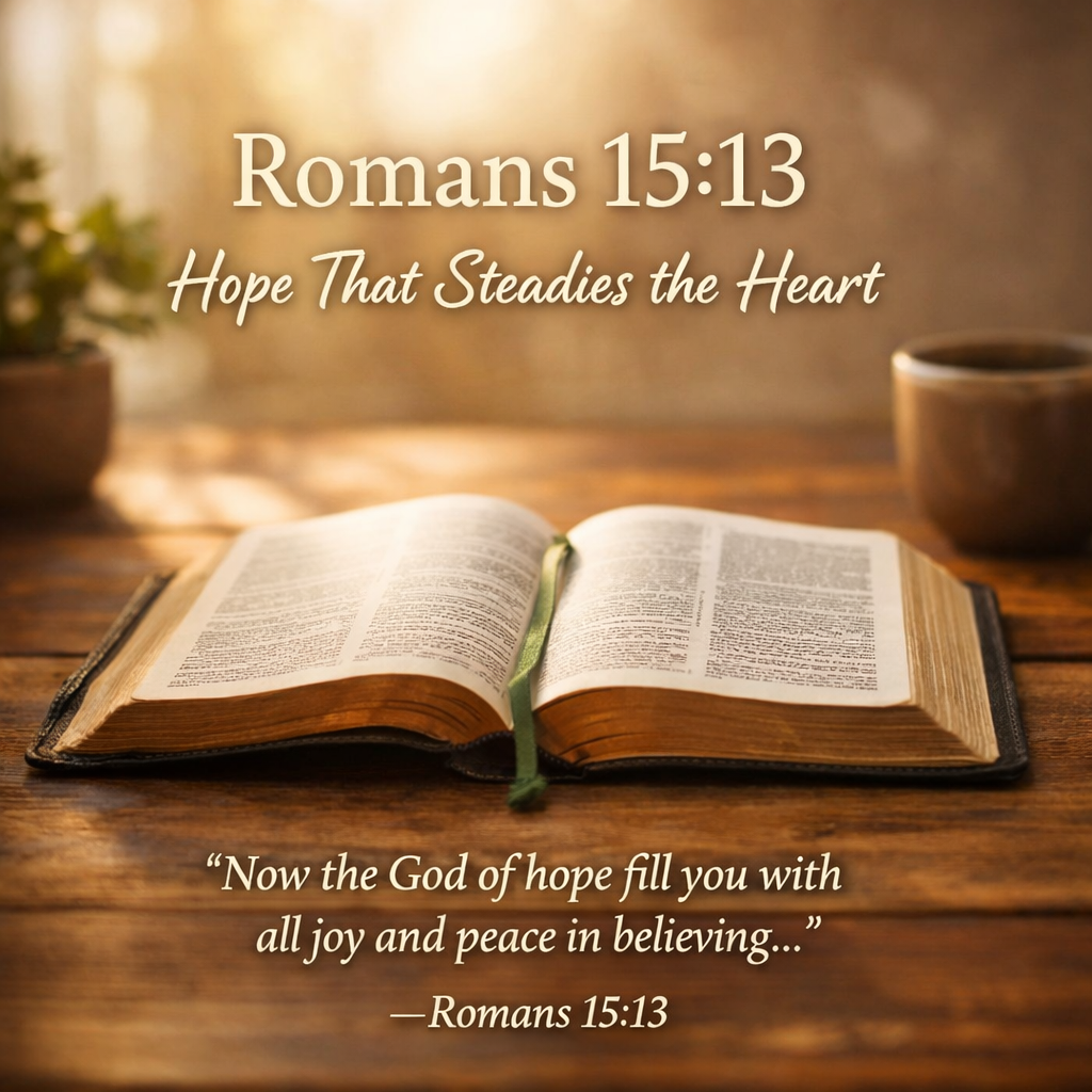 Romans 15:13 Devotional | Hope That Steadies the Heart