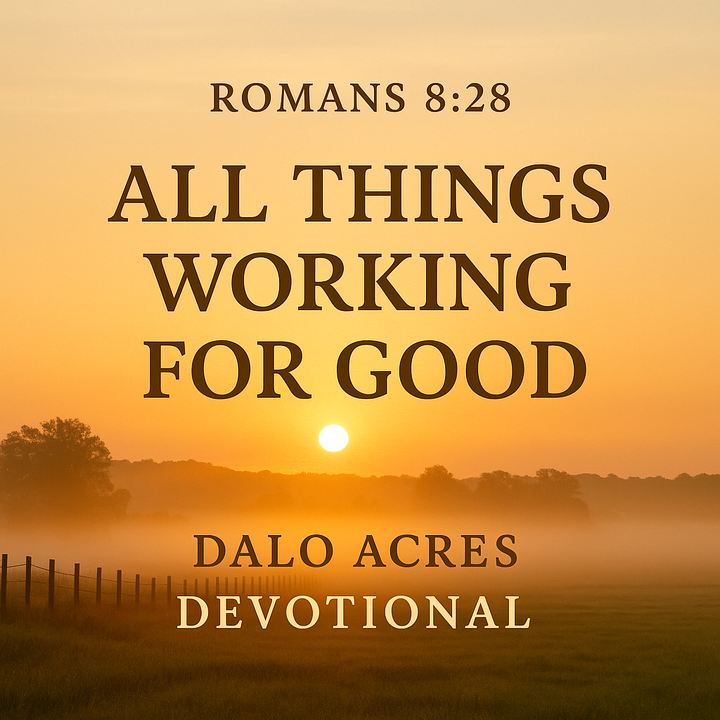 Romans 8:28 - All Things Working For Good | Dalo Acres Devotional