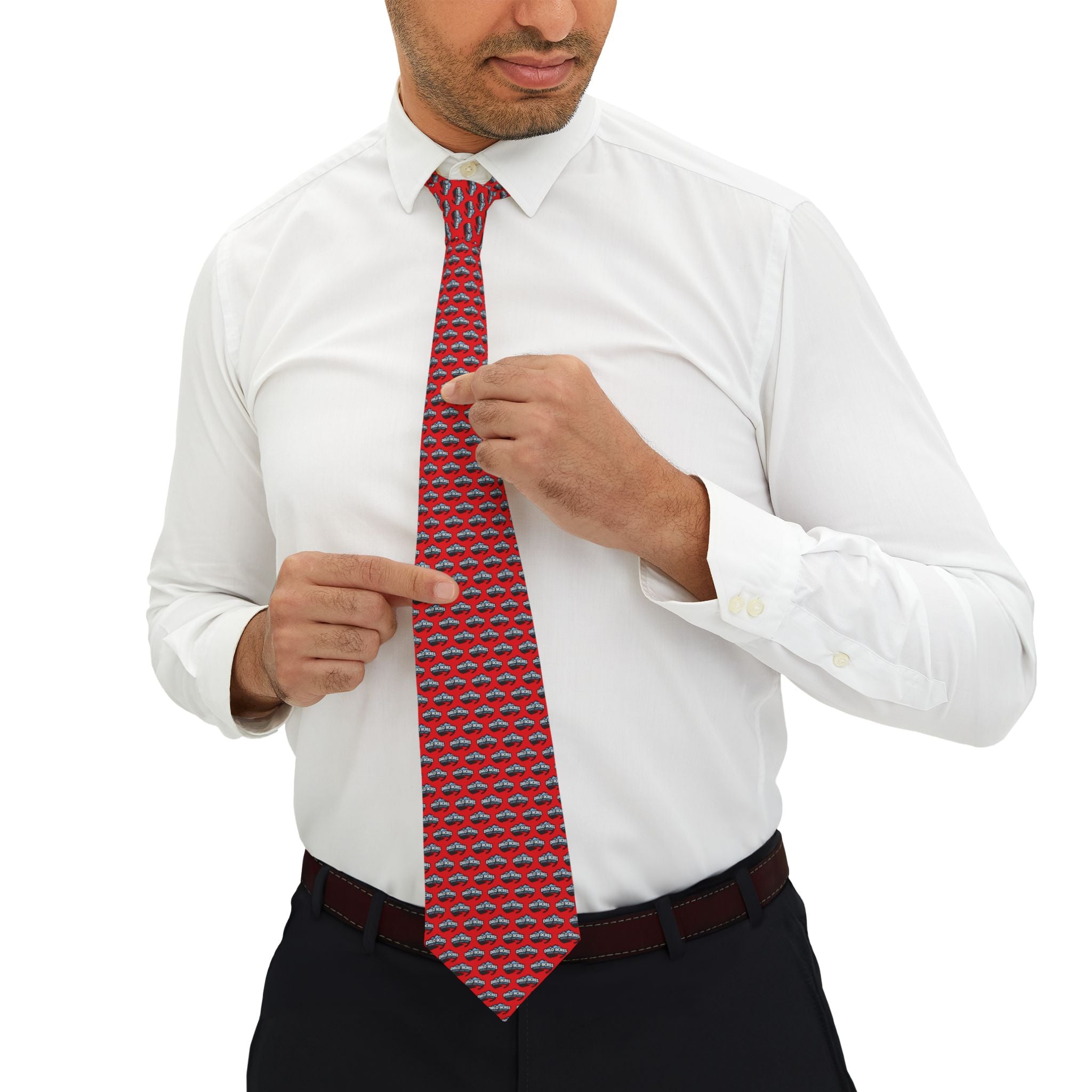 Dalo Acres Satin Necktie | Farm Fresh Elegance with a Bold Statement 🐓🎩