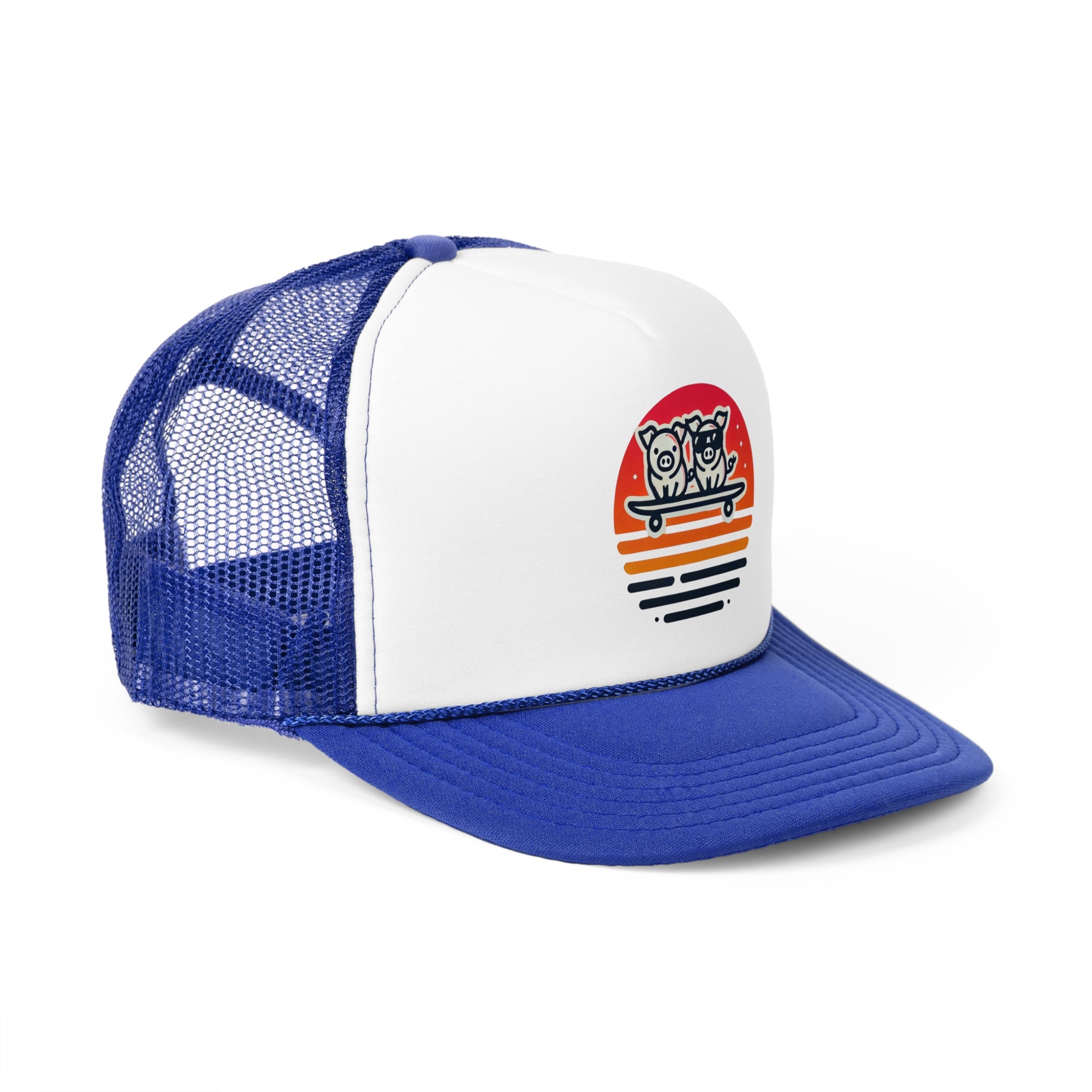 🐷 2025 Tiny Surfing Pigs Trucker Cap | Dalo Acres Exclusive