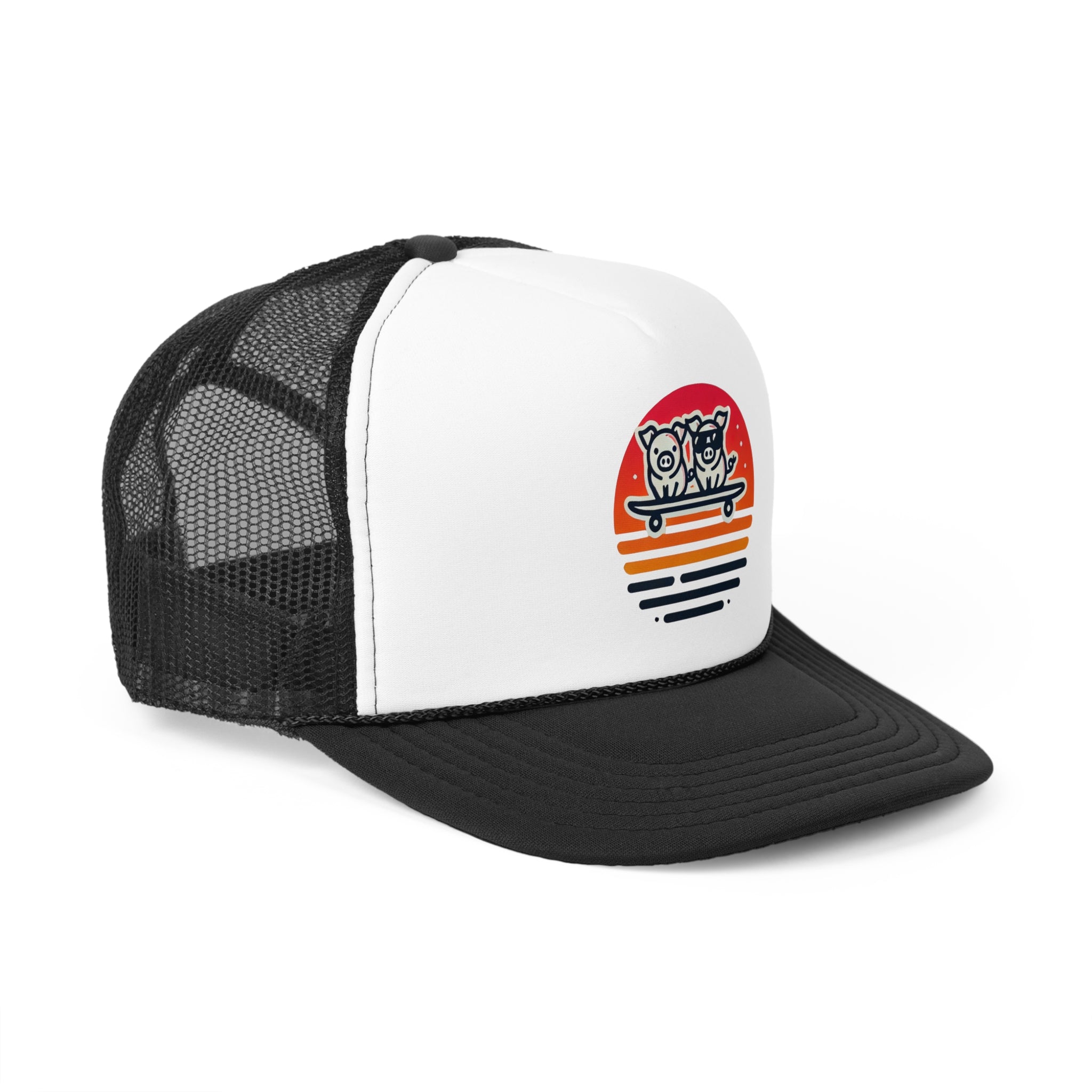 🐷 2025 Tiny Surfing Pigs Trucker Cap | Dalo Acres Exclusive