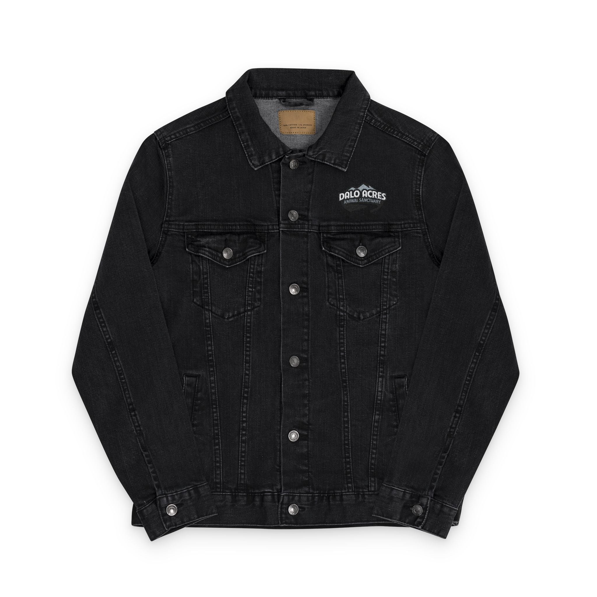 Dalo Acres Unisex Embroidered Denim Jacket | Classic Farm Fresh Outerwear 🐐👖