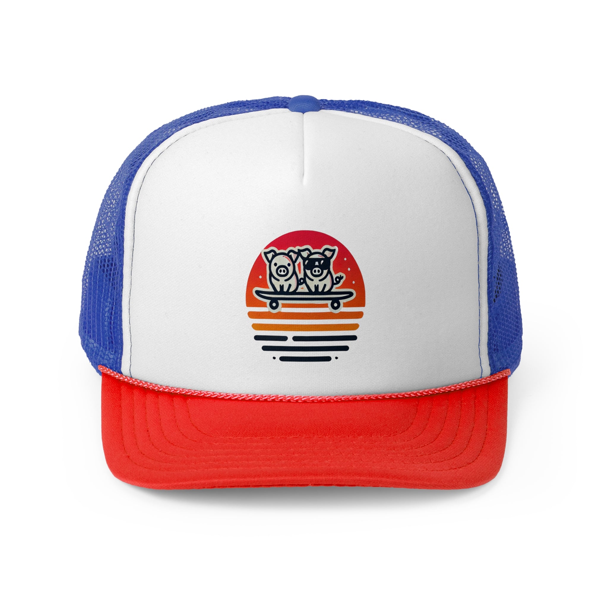 🐷 2025 Tiny Surfing Pigs Trucker Cap | Dalo Acres Exclusive