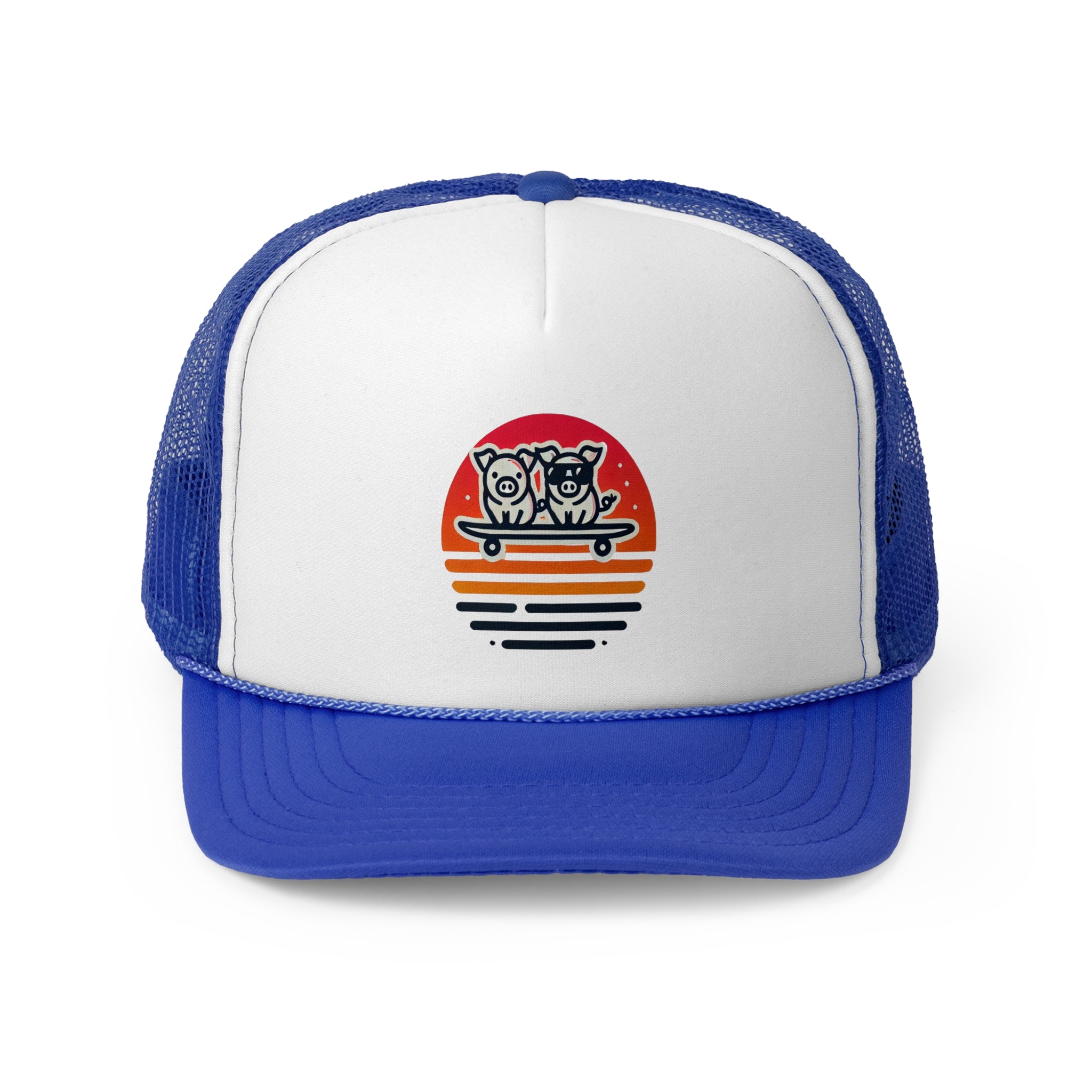 🐷 2025 Tiny Surfing Pigs Trucker Cap | Dalo Acres Exclusive
