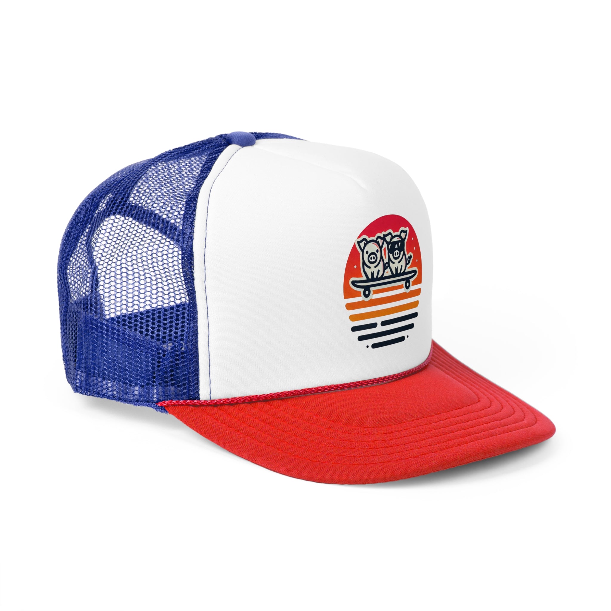 🐷 2025 Tiny Surfing Pigs Trucker Cap | Dalo Acres Exclusive