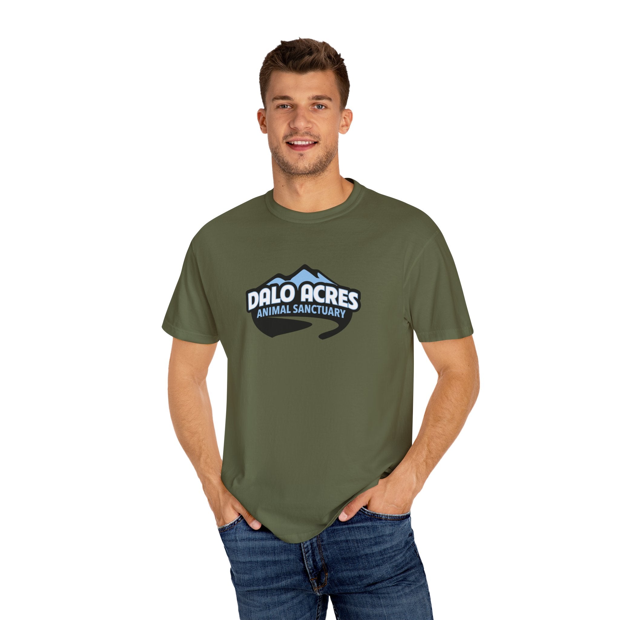 Dalo Acres Garment-Dyed T-Shirt | Sustainable Farm Fresh Apparel 🐐🐓