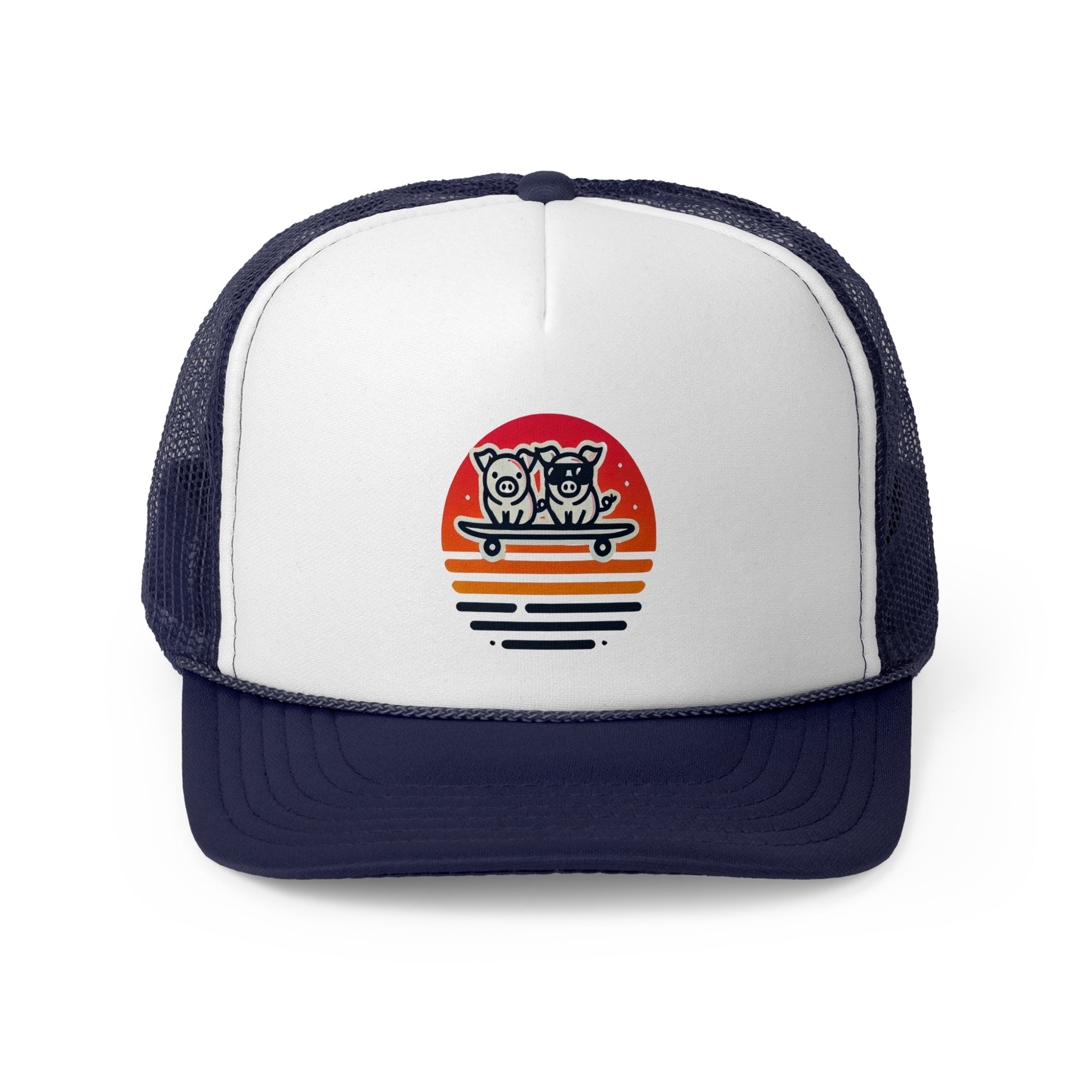 🐷 2025 Tiny Surfing Pigs Trucker Cap | Dalo Acres Exclusive