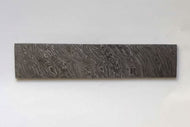 8 Inch Firestorm Pattern Damascus Steel Billet Bar Blank for Custom Knife Making