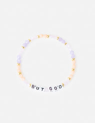 But God Letter Bracelet
