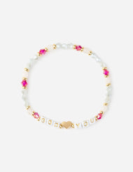 God Loves You Letter Bracelet