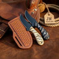 Mark Cowboy Skinner Set with Black Powder Coated Blades