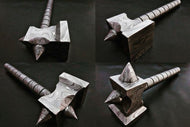 custom hand made Damascus steel hammer DK-0081