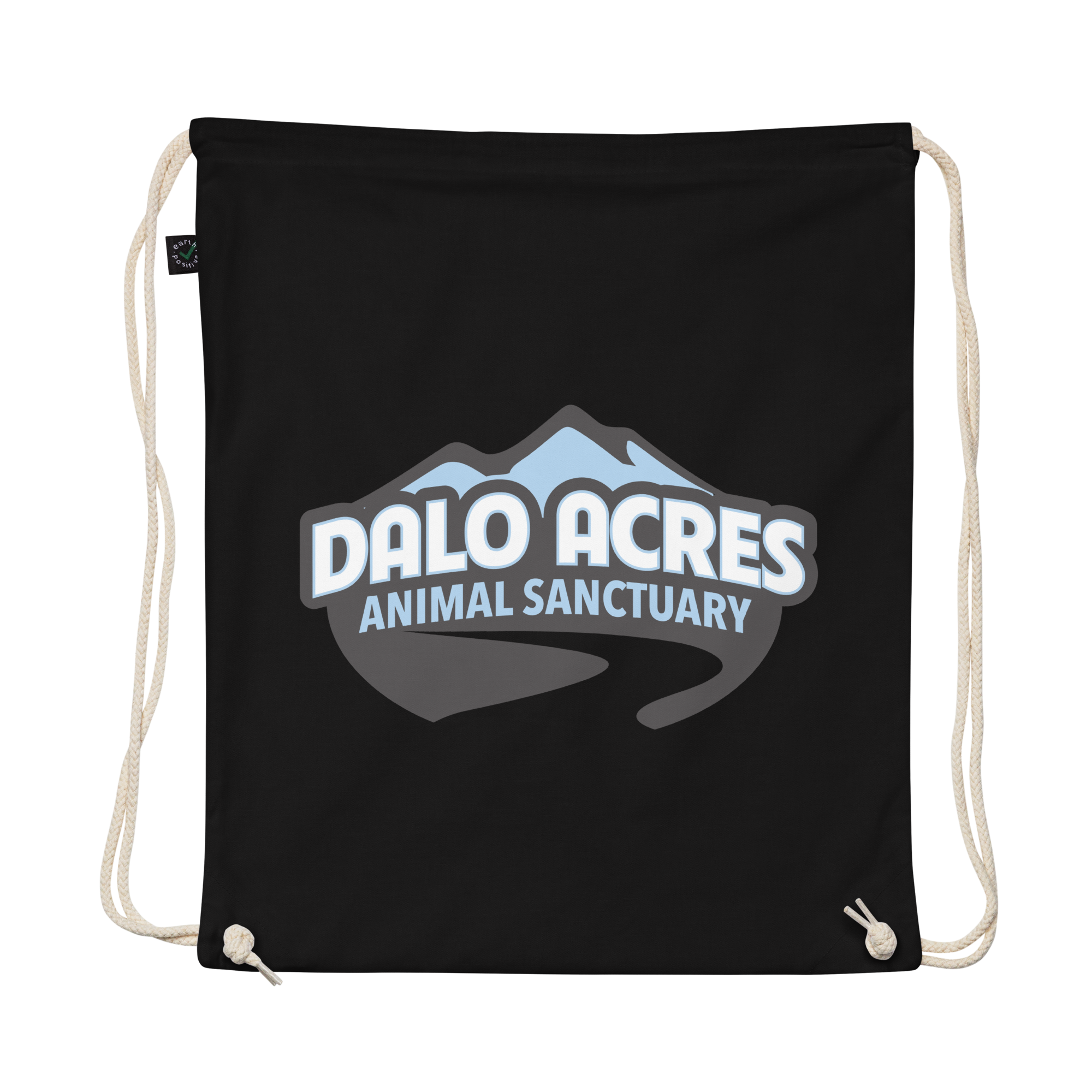 Dalo Acres Organic cotton drawstring bag