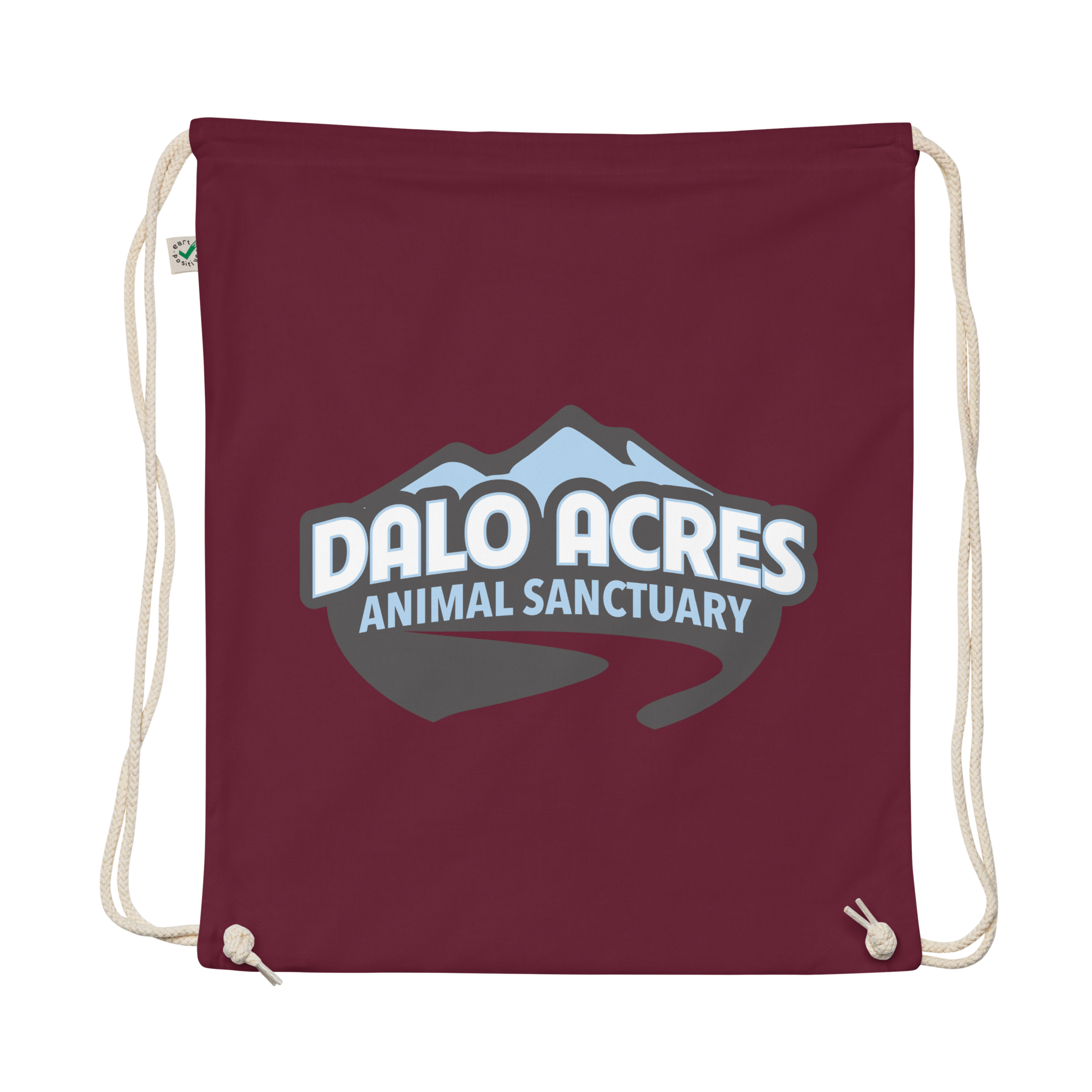 Dalo Acres Organic cotton drawstring bag