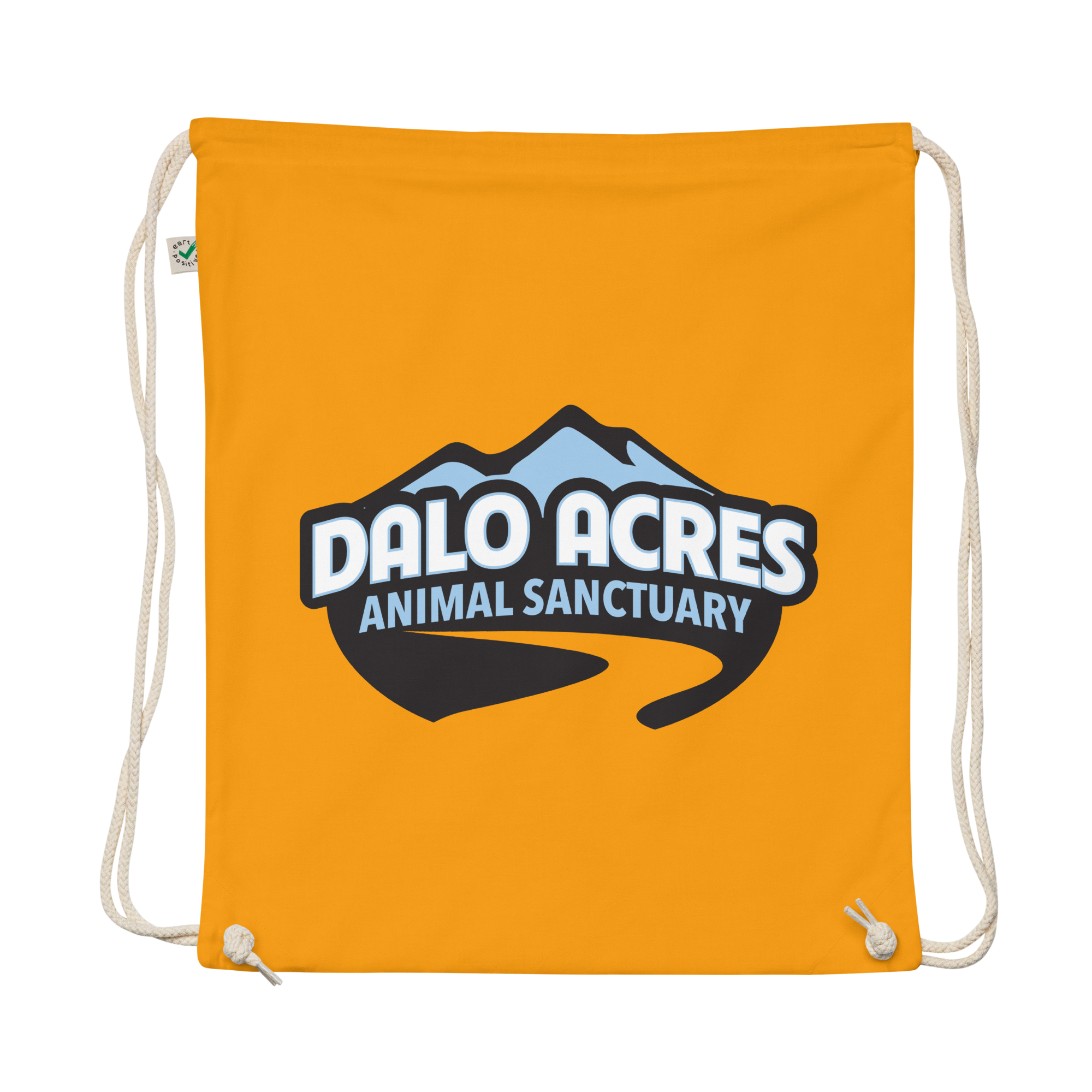 Dalo Acres Organic cotton drawstring bag