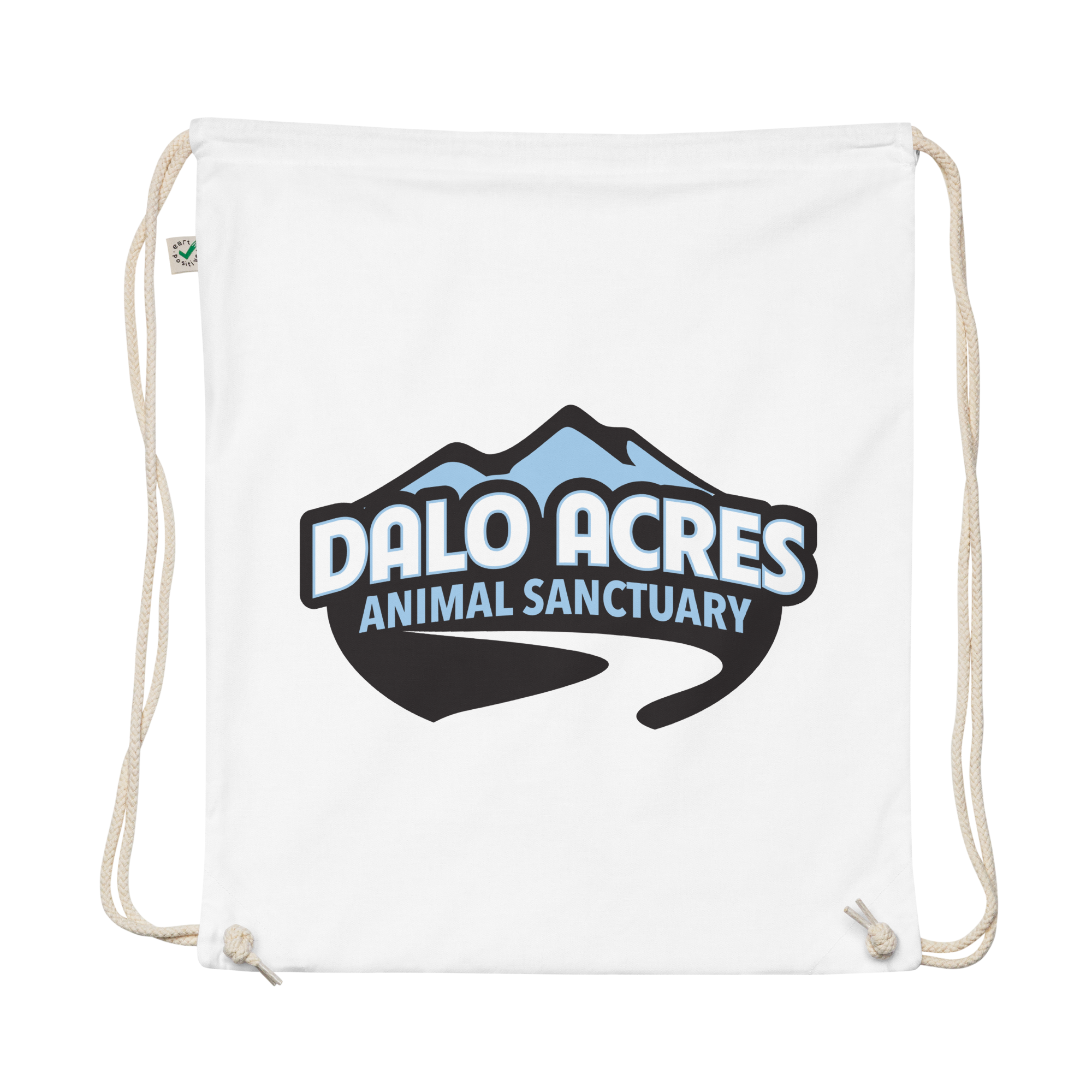 Dalo Acres Organic cotton drawstring bag