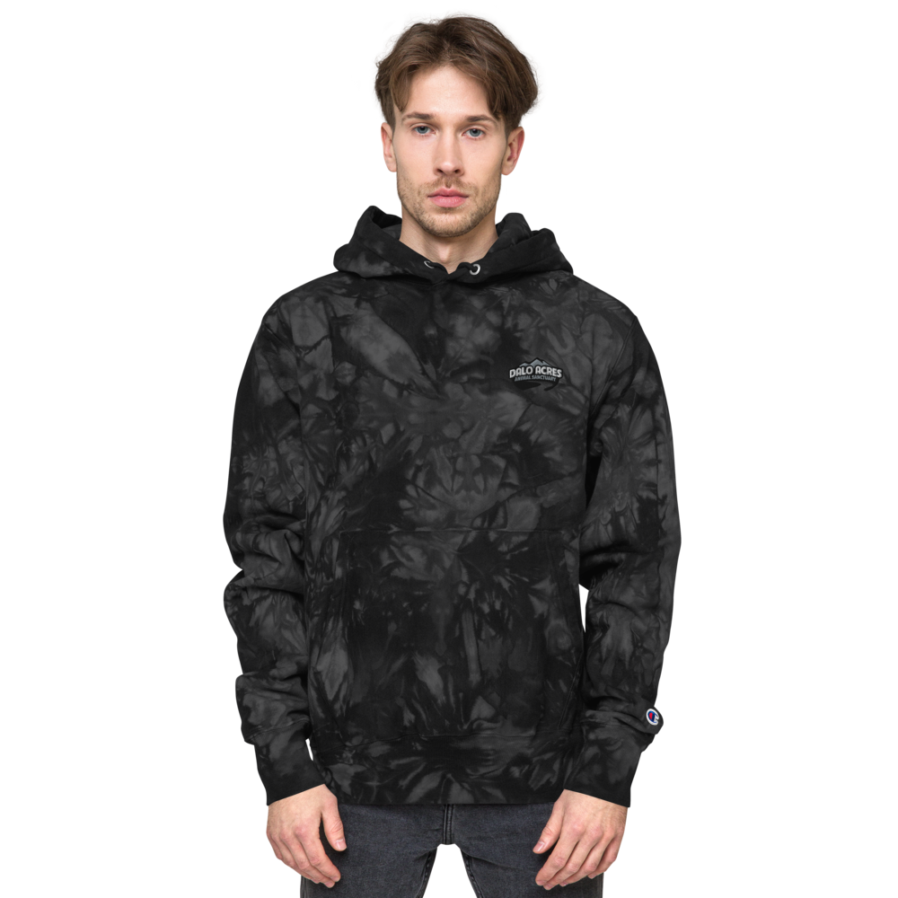 Dalo Acres Unisex Champion tie-dye hoodie