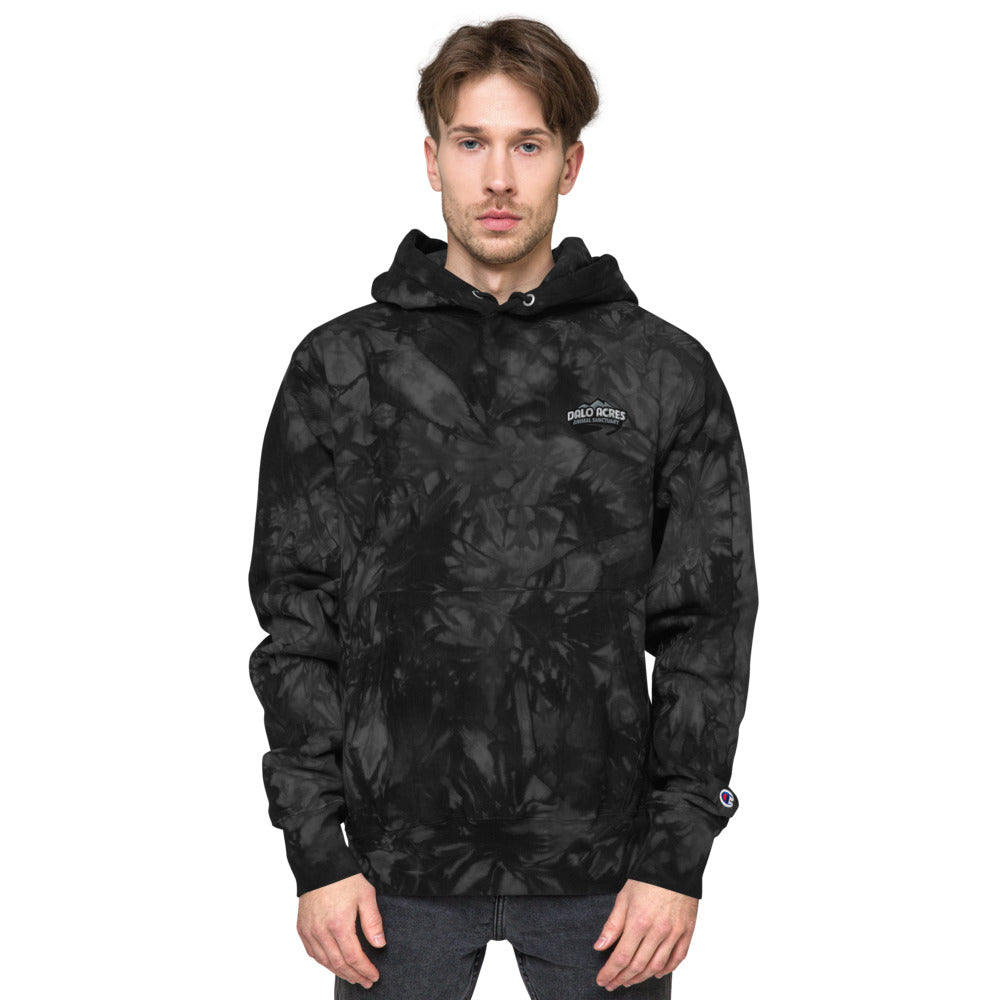 Dalo Acres Unisex Champion tie-dye hoodie