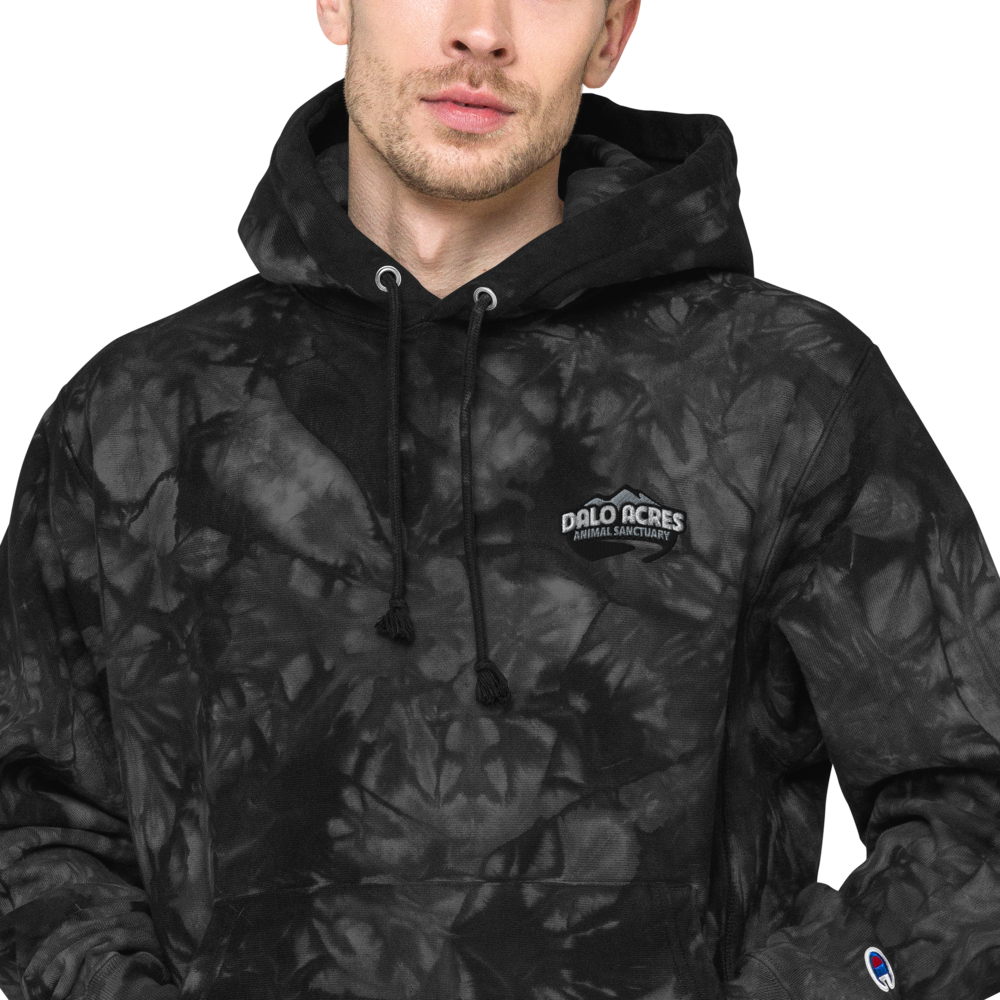 Dalo Acres Unisex Champion tie-dye hoodie