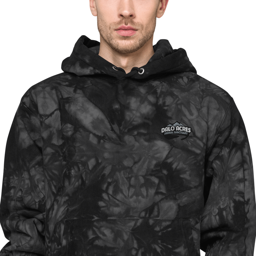 Dalo Acres Unisex Champion tie-dye hoodie