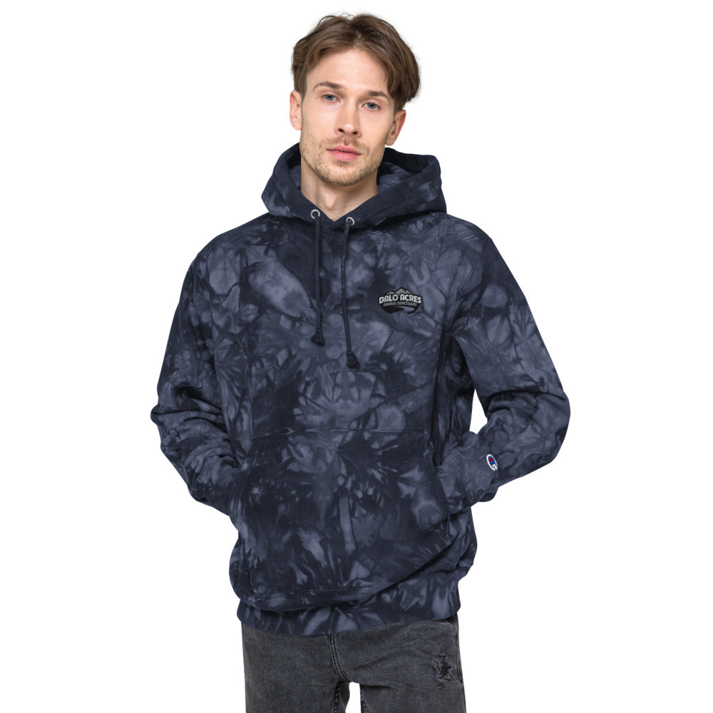 Dalo Acres Unisex Champion tie-dye hoodie
