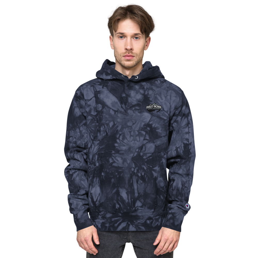 Dalo Acres Unisex Champion tie-dye hoodie