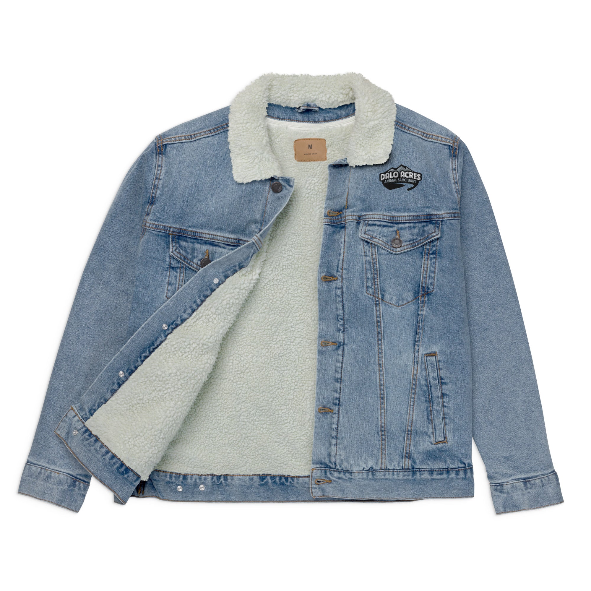Dalo Acres Unisex denim sherpa jacket